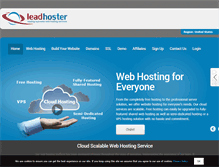 Tablet Screenshot of leadhoster.com